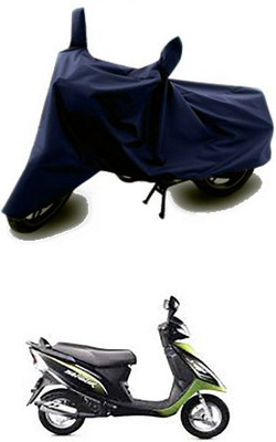Blossom Trendz Two Wheeler Cover for TVS(Scooty Streak, Blue)
