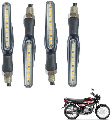 AuTO ADDiCT Front, Rear, Side LED Indicator Light for Hero HF Dawn(Yellow)