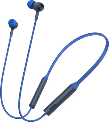 REDMI SonicBass Neckband Bluetooth Headset (Blue, In the Ear)