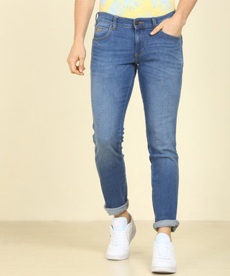 Wrangler Slim Men Dark Blue Jeans
