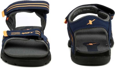 Sparx SS 106 Men Sandals(Grey, Navy , 6)