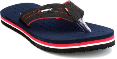 Sparx Men Slippers(Black, Navy , 7)