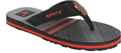 Sparx Men Slippers(Black, Black , 8)