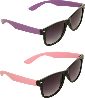 AMOUR Wayfarer Sunglasses(For Boys & Girls, Black)