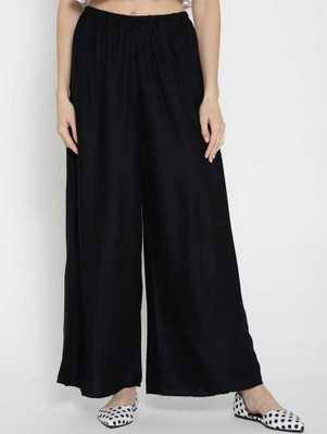 Jyoti Creation Regular Fit Women Black Trousers