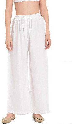 Jyoti Creation Regular Fit Women White Trousers