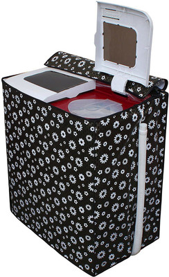 Nitasha Semi-Automatic Washing Machine  Cover(Width: 83 cm, Black)