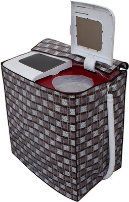 Nitasha Semi-Automatic Washing Machine  Cover(Width: 83 cm, Grey)