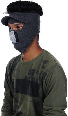 IM UNIQUE Blue Bike Face Mask for Men(Size: Free,  Balaclava)