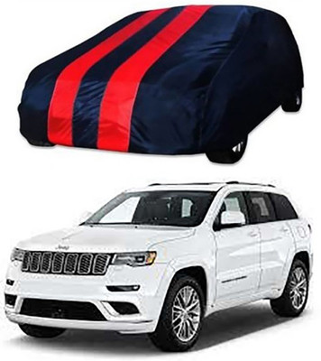 RAIN SPOOF Car Cover For Jeep Universal For Car (Without Mirror Pockets)(Red, Blue)
