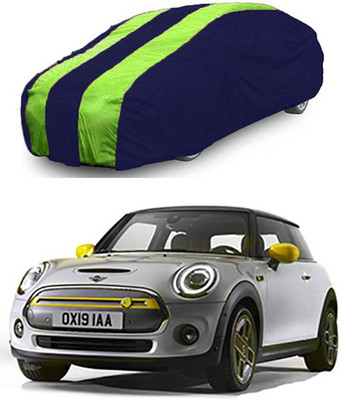 RAIN SPOOF Car Cover For Mini Cooper Universal For Car (Without Mirror Pockets)(Green, Blue)