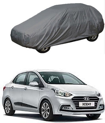 RAIN SPOOF Car Cover For Hyundai Xcent (Without Mirror Pockets)(Grey)