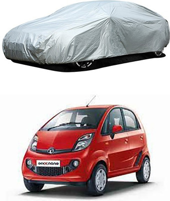 CoNNexXxionS Car Cover For Tata Nano Genx (Without Mirror Pockets)(Silver)