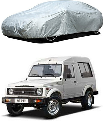 CoNNexXxionS Car Cover For Maruti Suzuki Gypsy (Without Mirror Pockets)(Silver)