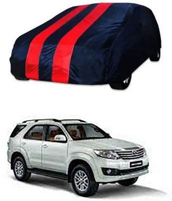 Royalrich Car Cover For Toyota Fortuner Old (Without Mirror Pockets)(Red, Blue)