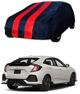 Royalrich Car Cover For Honda Civic (Without Mirror Pockets)(Red, Blue)