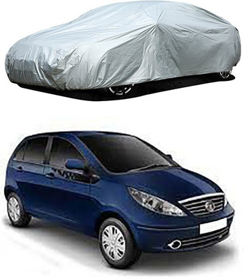 CoNNexXxionS Car Cover For Tata Indica Vista (Without Mirror Pockets)(Silver)