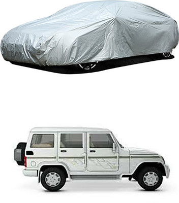RAIN SPOOF Car Cover For Mahindra Bolero (Without Mirror Pockets)(Silver)