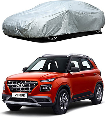 RAIN SPOOF Car Cover For Hyundai Venue (Without Mirror Pockets)(Silver)
