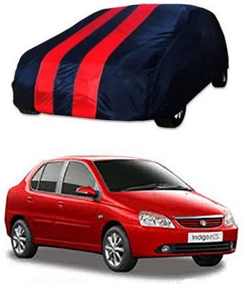 Royalrich Car Cover For Tata Indigo CS (Without Mirror Pockets)(Red, Blue)