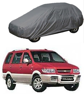 RAIN SPOOF Car Cover For Chevrolet Tavera (Without Mirror Pockets)(Grey)