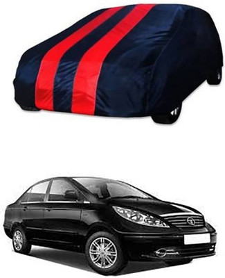 Royalrich Car Cover For Tata Manza (Without Mirror Pockets)(Red, Blue)