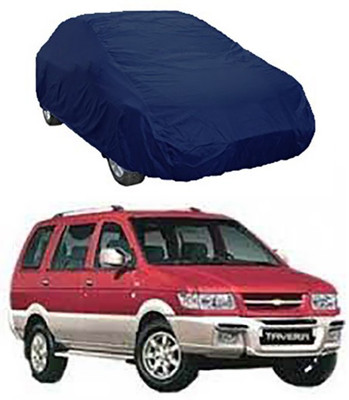 RAIN SPOOF Car Cover For Chevrolet Tavera (Without Mirror Pockets)(Blue)