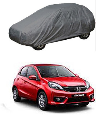 CoNNexXxionS Car Cover For Honda Brio (Without Mirror Pockets)(Grey)