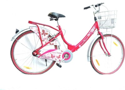 HERO Miss India Gold 26 T Girls Cycle/Womens Cycle(Single Speed, Pink)