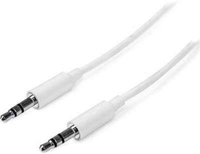 DIGITEK AUX Cable 1.5 m dc1.5m aux(Compatible with Mobile, Laptop, Tablet, Mp3, Gaming Device, White)