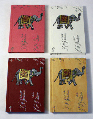 Camlon Exports Handmade A6 Diary Unruled 96 Pages(Multicolor, Pack of 4)