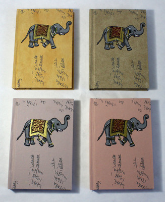 Camlon Exports Handmade A6 Diary Unruled 96 Pages(Multicolor, Pack of 4)