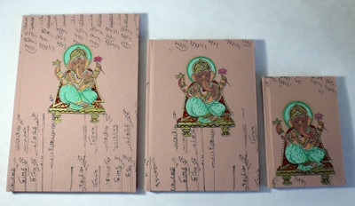Camlon Exports Handmade A4 Diary Unruled 96 Pages(Baby Pink, Pack of 3)