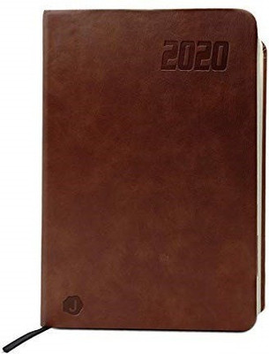 Jhingalala Handcrafted A5 Diary Ruled 326 Pages(Brown)