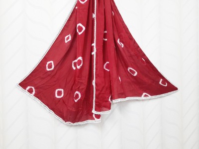 rayie collection Cotton Silk Polka Print Women Dupatta