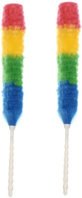 NGSS Magic Colorful Microfibre Static Duster for Easy Cleaning and Microfiber PP Dry Duster(Pack of 2)