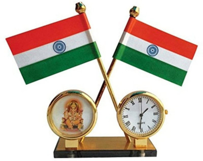 Voyo Ganesh Flag Best Double Sided Wind Car Dashboard Flag(Nylon)