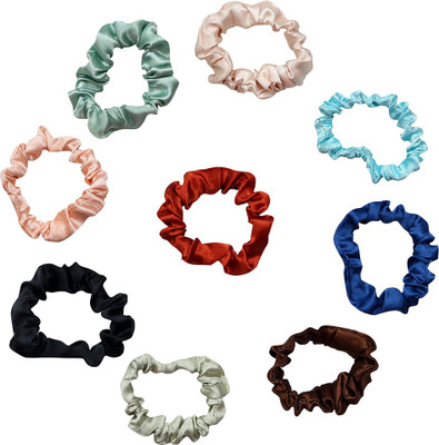 NNR Satin Scrunchies Rubber band Rubber Band(Multicolor)