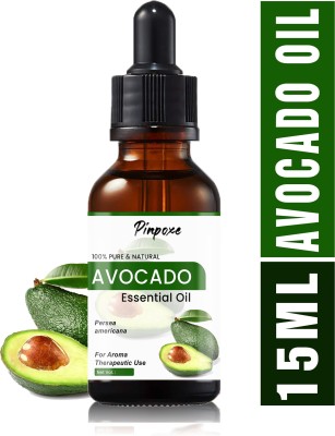 Pinpoxe Fresh, Natural & Organic raw unrefined cold pressed Avocado oil for Hair Hair Oil(15 ml)