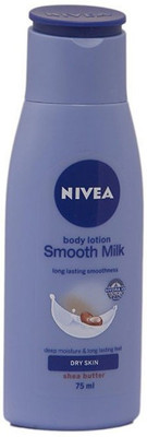 NIVEA SMOOTH MILK LOTION PACK OF 2 (75 ML EACH)(150 ml)