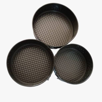 MEZIRE Aluminium Cake Mould 3(Pack of 3)