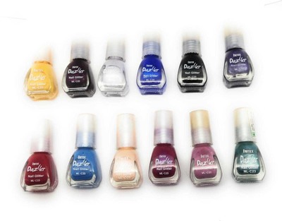 Eyetex dazller Nail Glitter 3015 Multicolor(Pack of 12)