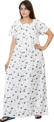 Noni Textile Women Nighty(Multicolor)
