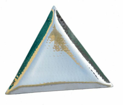 PARDEEP KHERA TRIANGULER SERVING PLATES Quarter Plate(3 Quarter Plate)