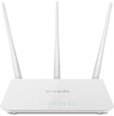 TENDA F3 Wireless Router 300 Mbps Router (White, Single Band) 300 Mbps Wireless Router(White, Single Band)