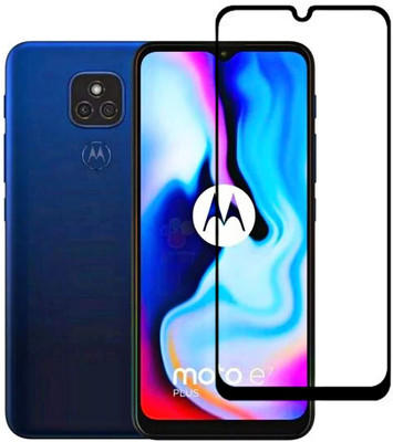 Caseline Edge To Edge Tempered Glass for Motorola E7 Plus(Pack of 1)