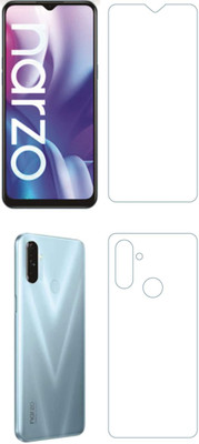 Firstkart Front and Back Tempered Glass for Realme Narzo 20A(Pack of 2)