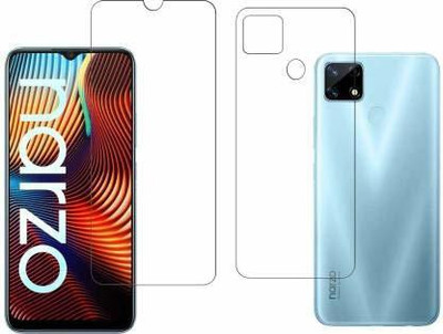 FIRST IMPRESSION Front and Back Tempered Glass for Realme Narzo 20(Pack of 2)