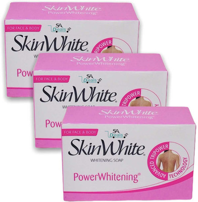 SA Deals SkinWhite Power Whitening Soap For Face and Body(3 x 41.67 g)