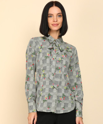 Tokyo Talkies Casual Full Sleeve Floral Print Women Multicolor Top